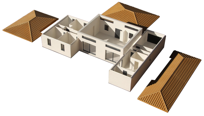 Maquette de maison en 3D